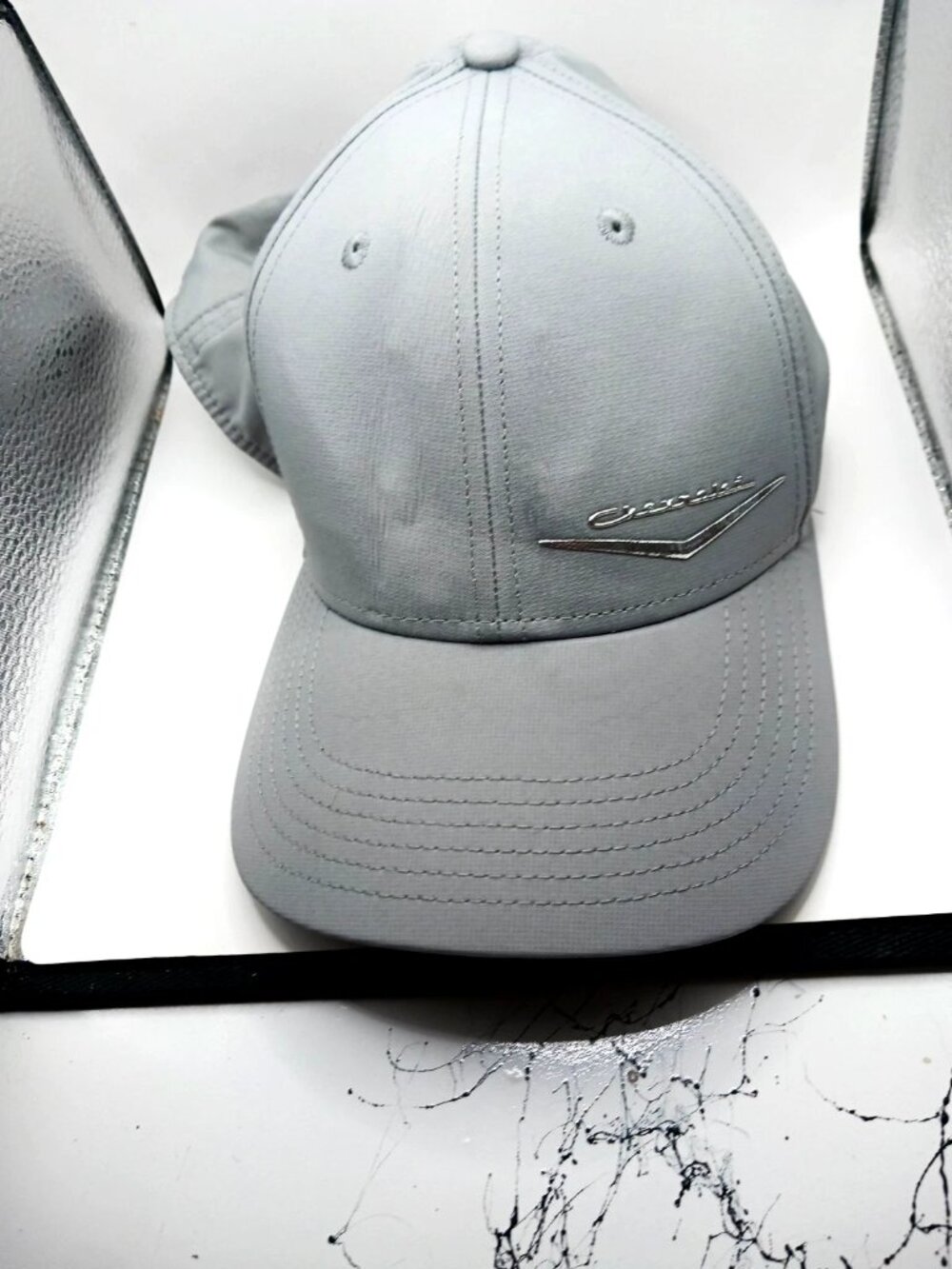 Chevrolet Gray+White Cruisin Sport With Silver Heritage Logo Adjustable